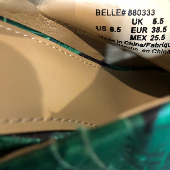 NWOT-theFix Green Slide Sandal Sz 8.5 - Picture 4 of 5